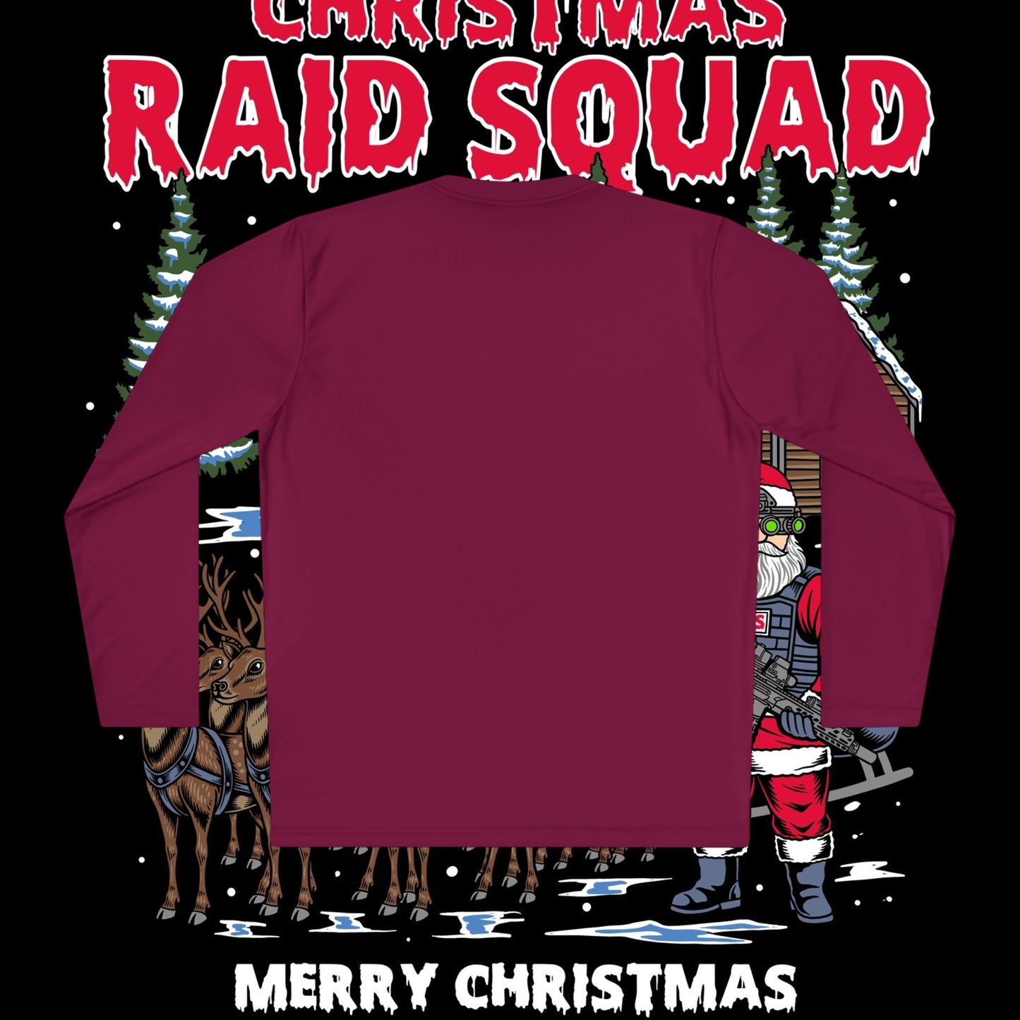 Christmas Raid Squad Unisex Lightweight Long Sleeve Tee