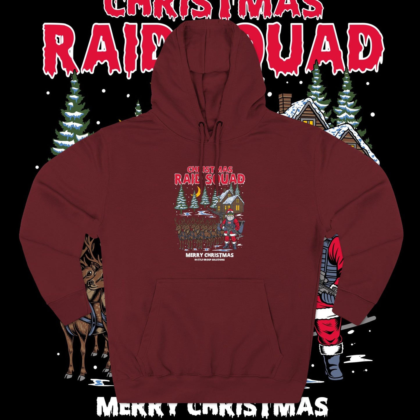 Christmas Raid Squad Fleece Hoodie