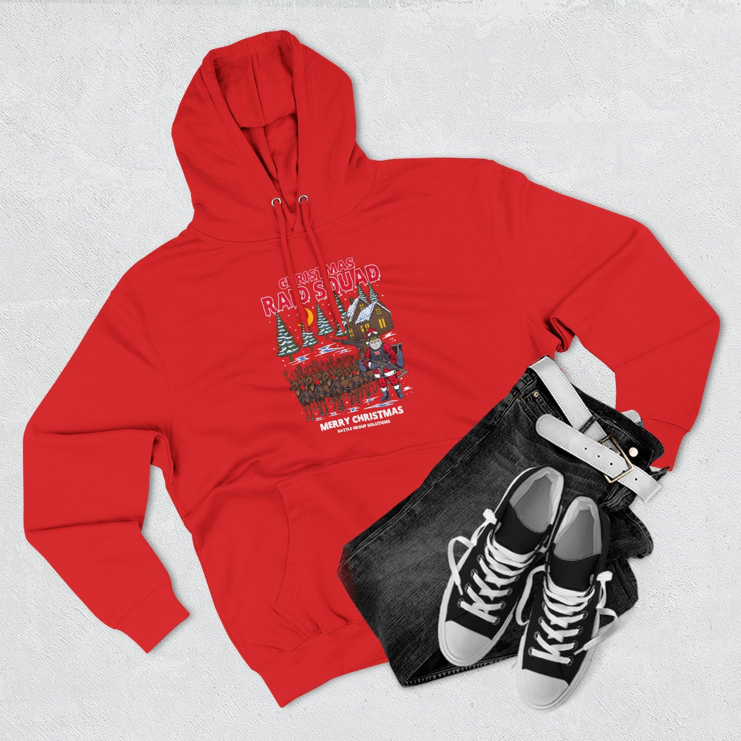 Christmas Raid Squad Fleece Hoodie