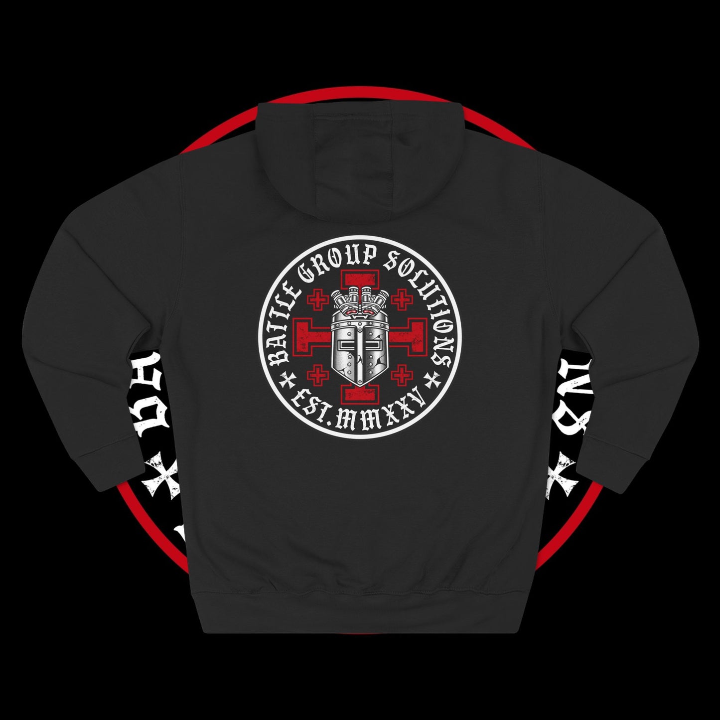 BGS X CRUSADER CROSS (WHITE) Hoodie