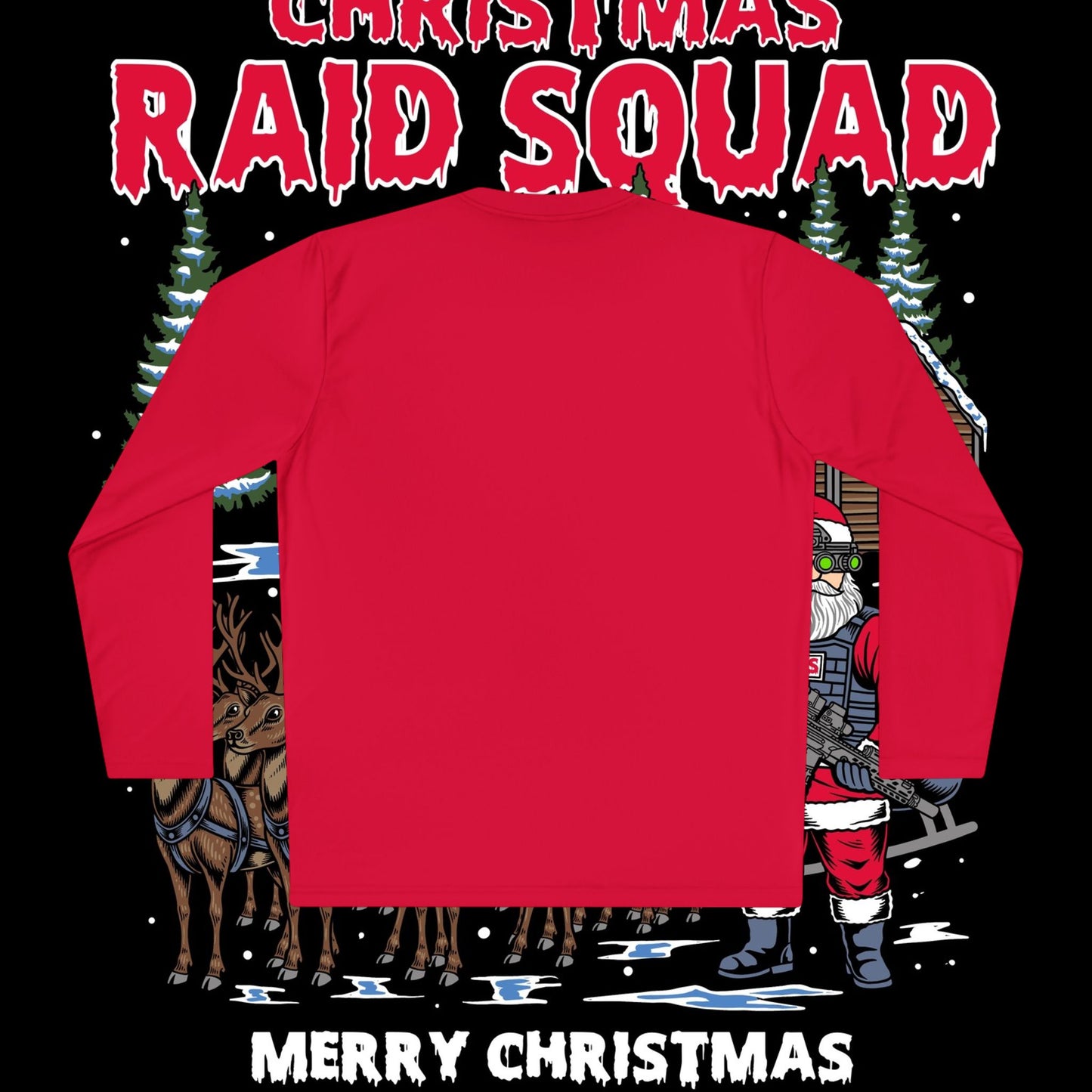 Christmas Raid Squad Unisex Lightweight Long Sleeve Tee
