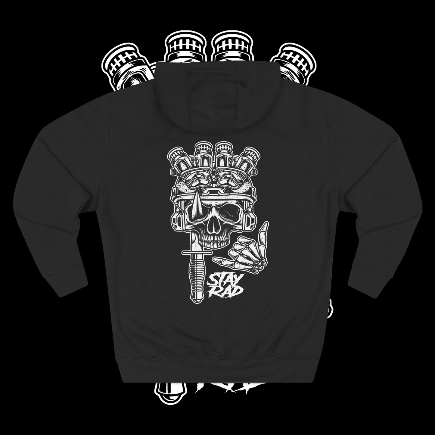 Stay Rad Pullover Hoodie - BGS