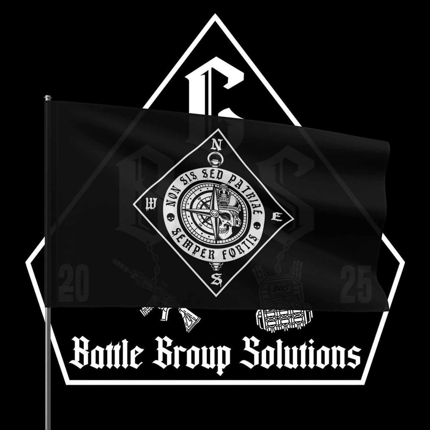 "Path to Success" Battle Flag | Battle Group Solutions |