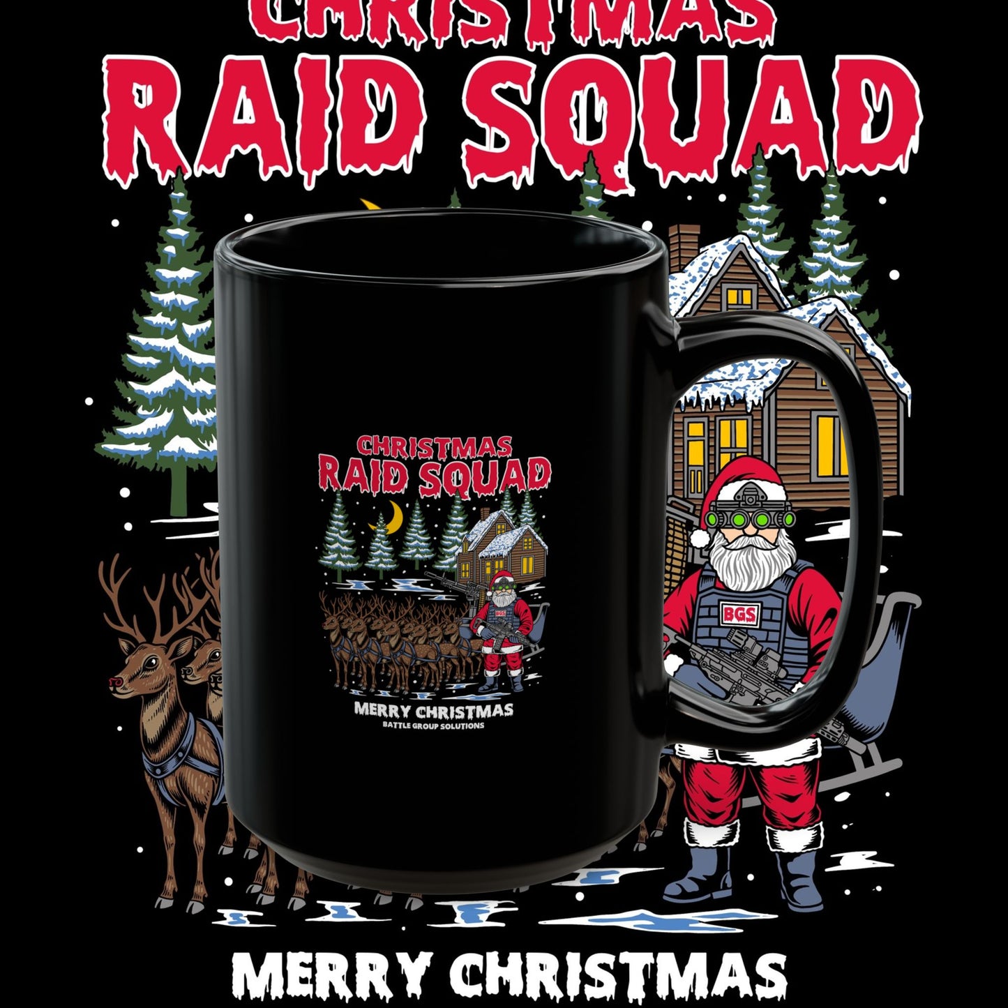 Christmas Raid Squad Mug