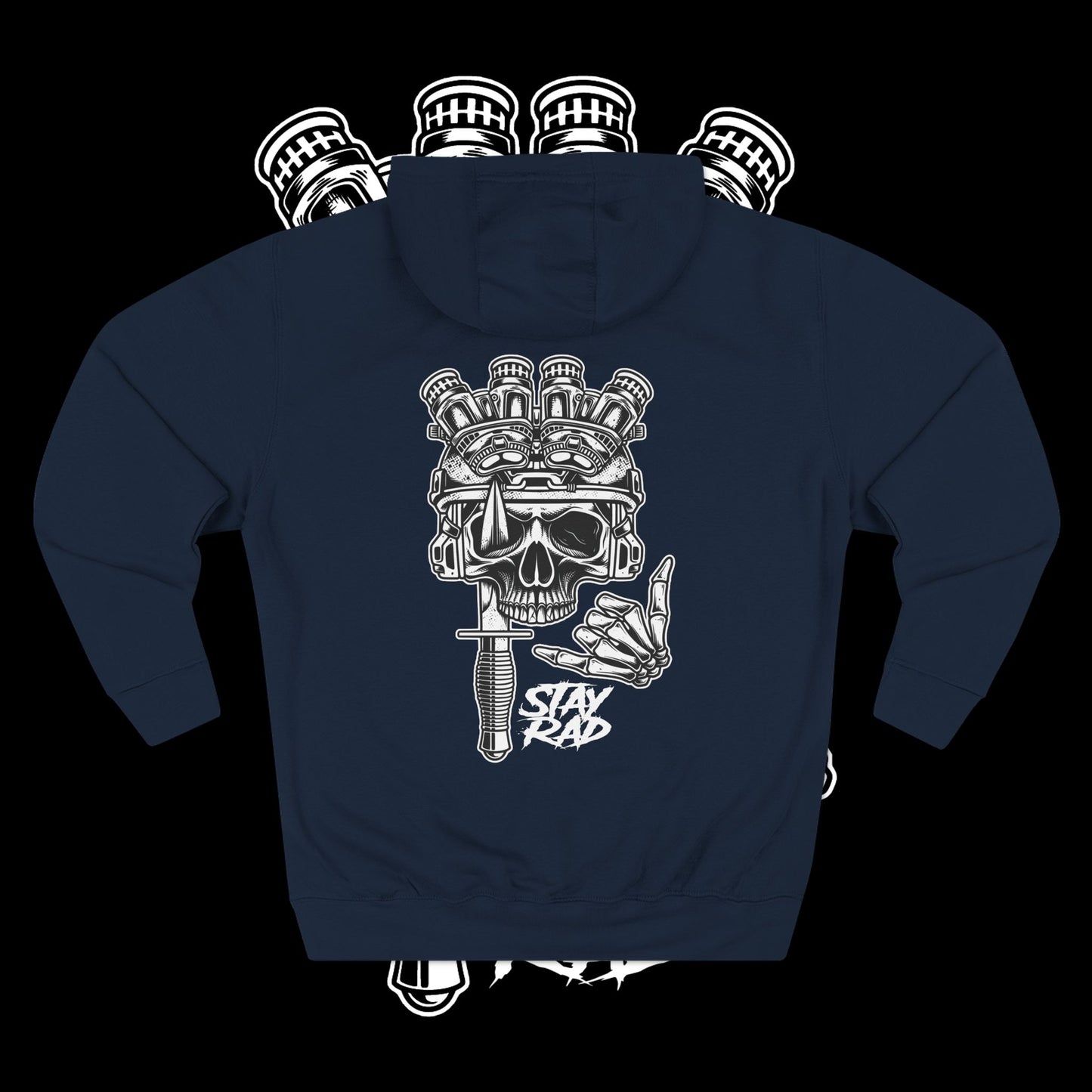 Stay Rad Pullover Hoodie - BGS