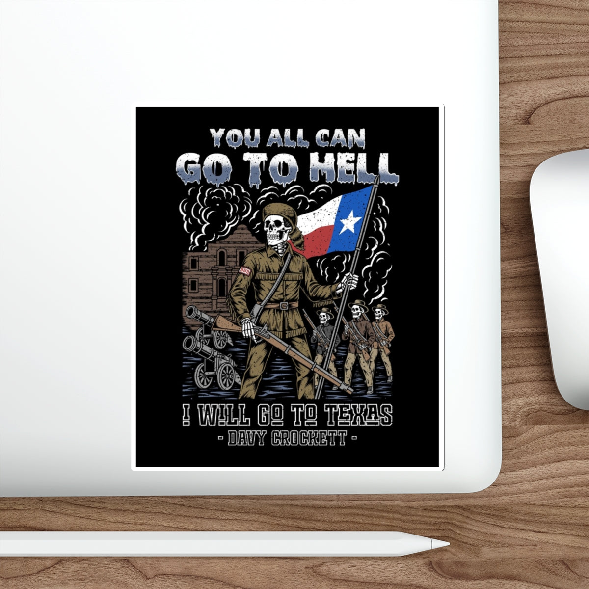 REMEMBER THE ALAMO - BGS - DECAL