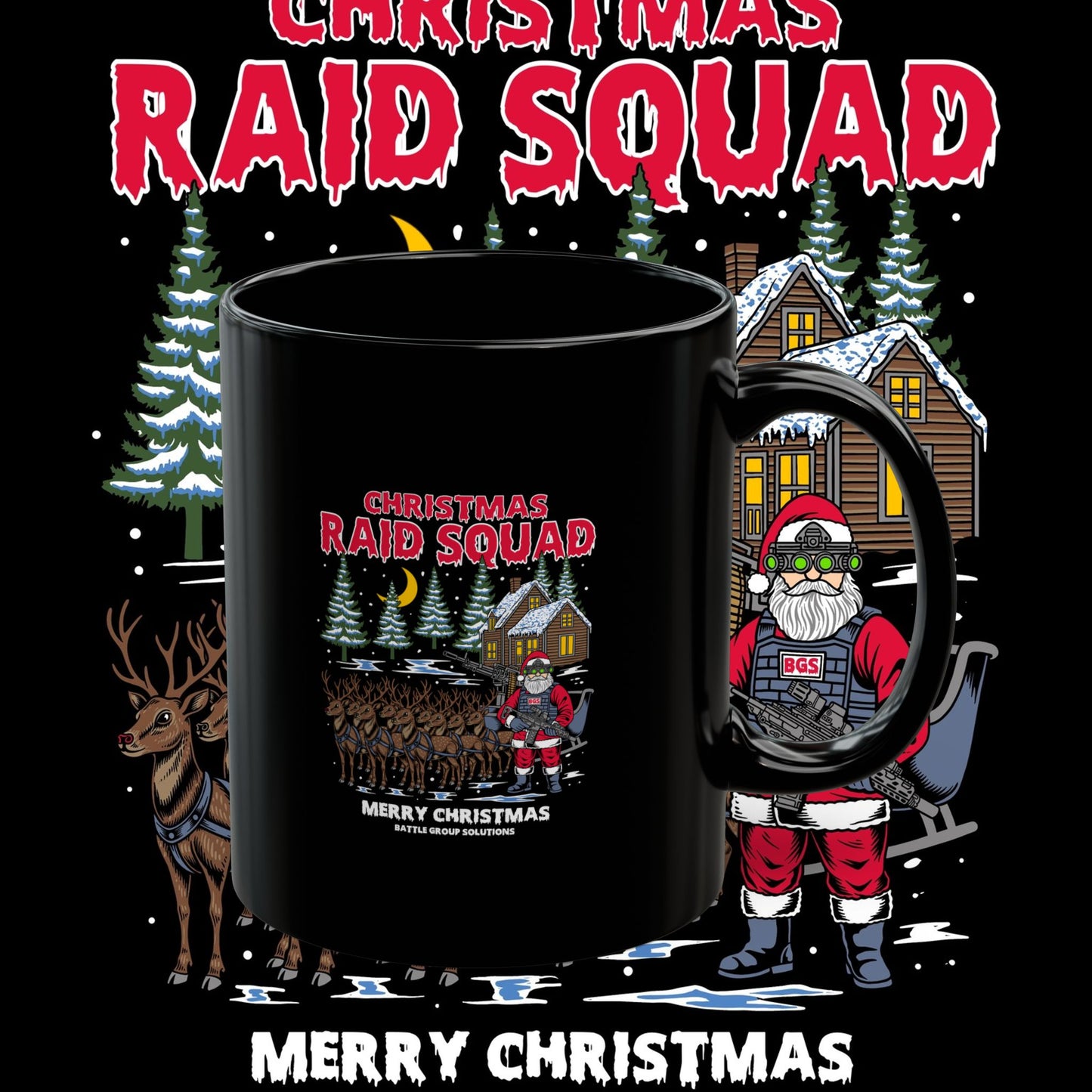 Christmas Raid Squad Mug