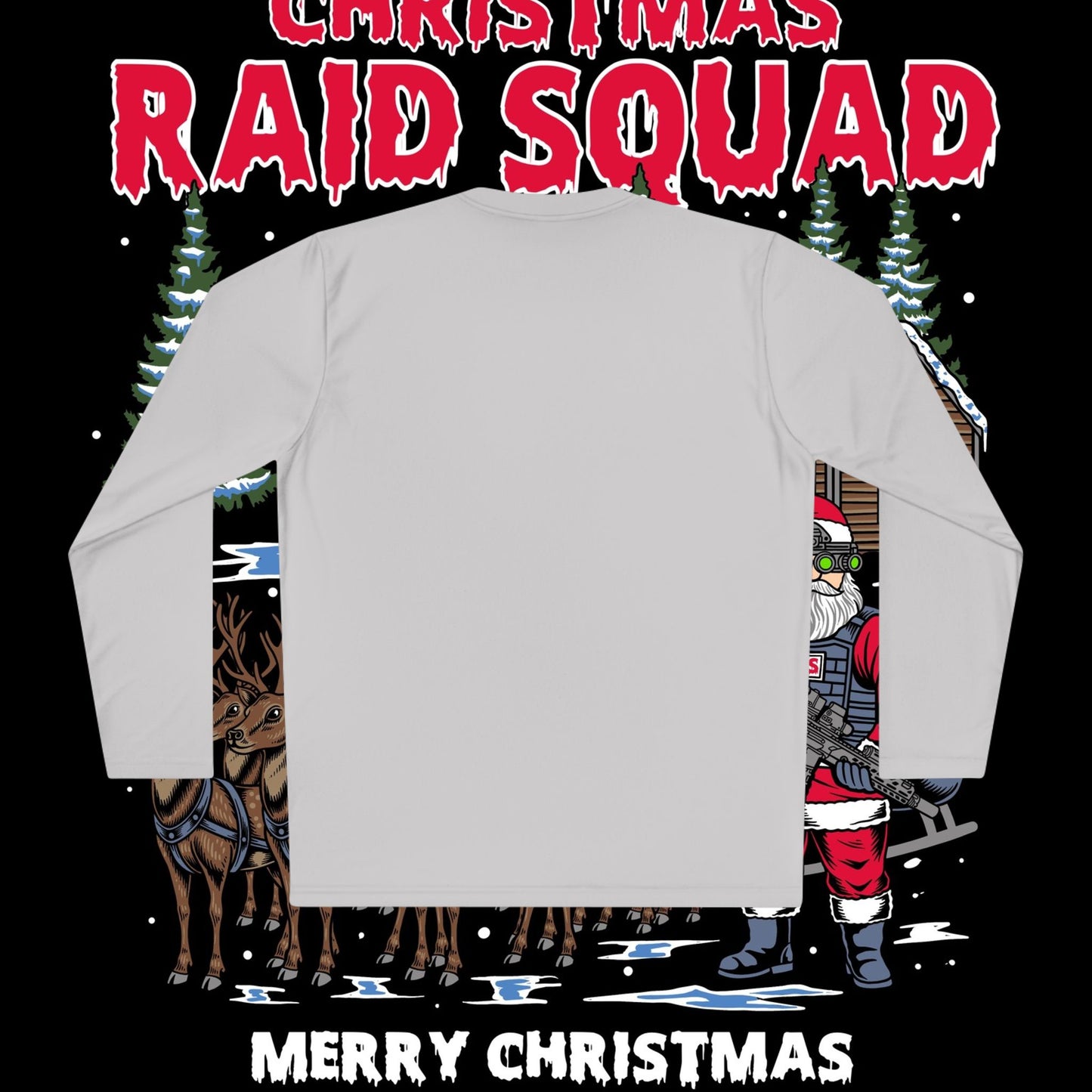 Christmas Raid Squad Unisex Lightweight Long Sleeve Tee