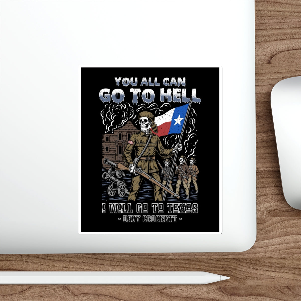 REMEMBER THE ALAMO - BGS - DECAL