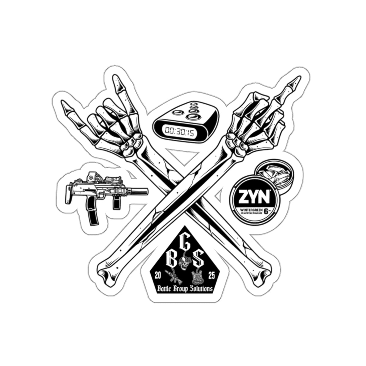 ON THE GO - BGS - DECAL