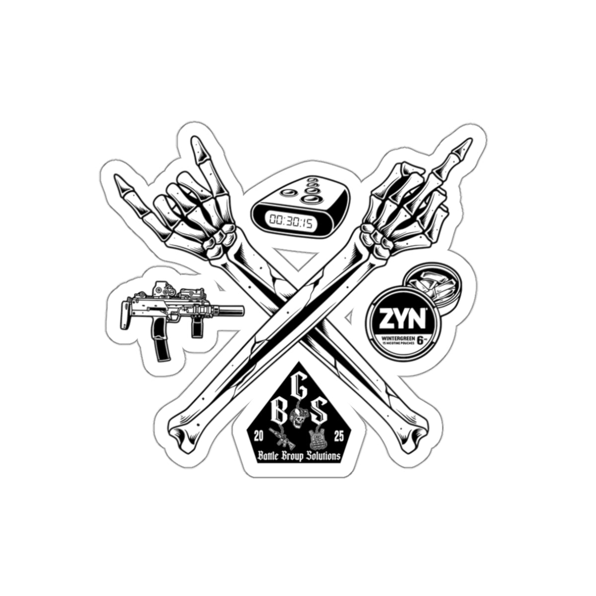 ON THE GO - BGS - DECAL