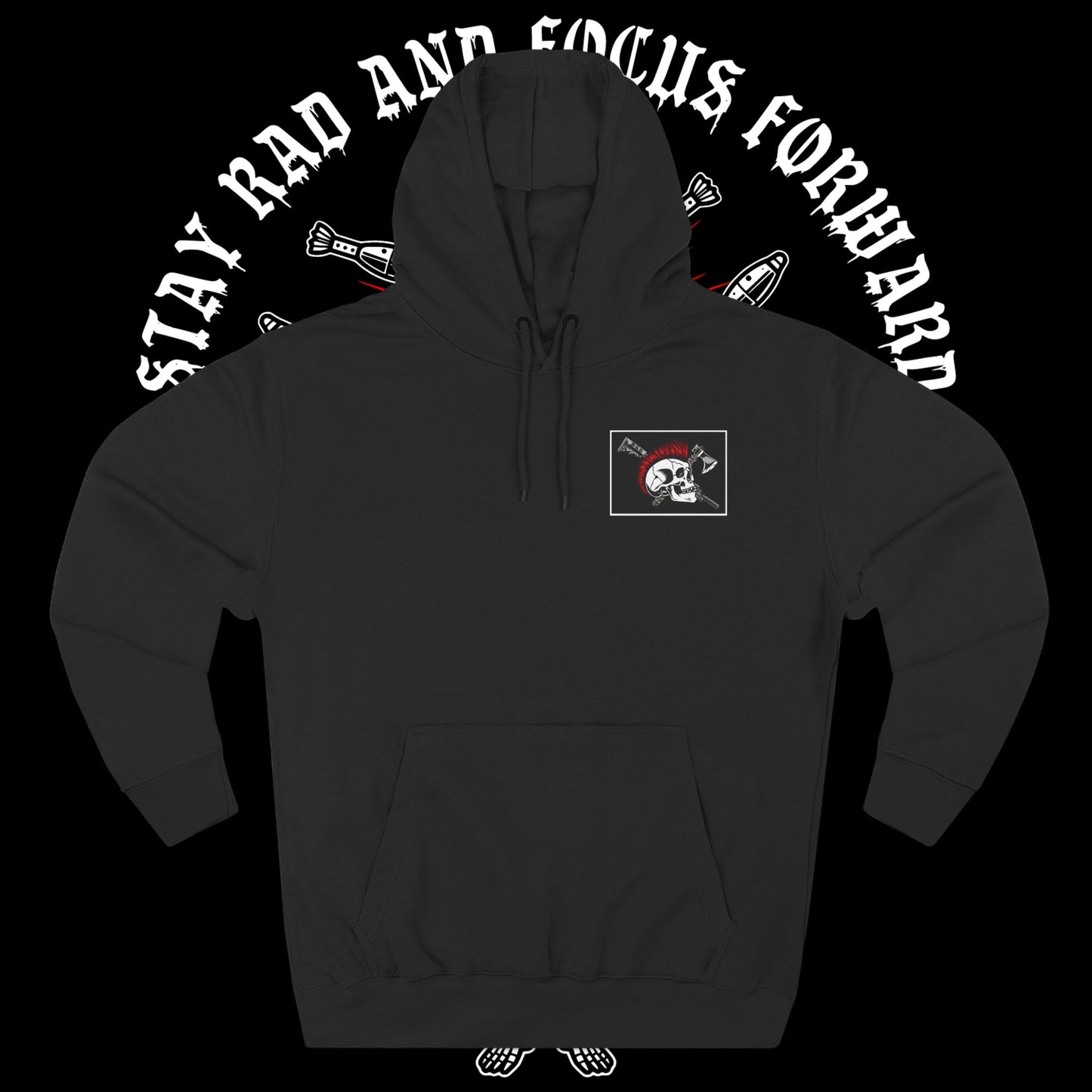 Stay Rad & Focus Forward - BGS - Pullover Hoodie