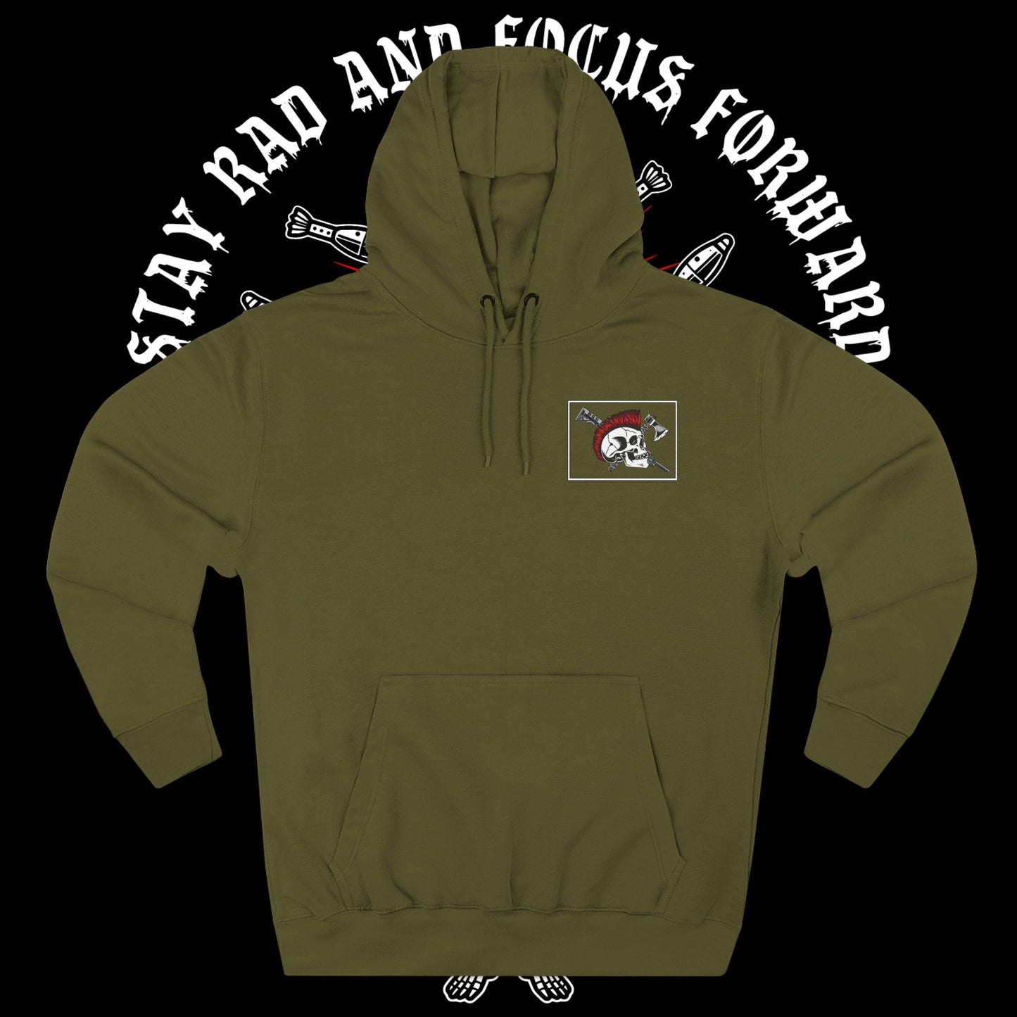 Stay Rad & Focus Forward - BGS - Pullover Hoodie