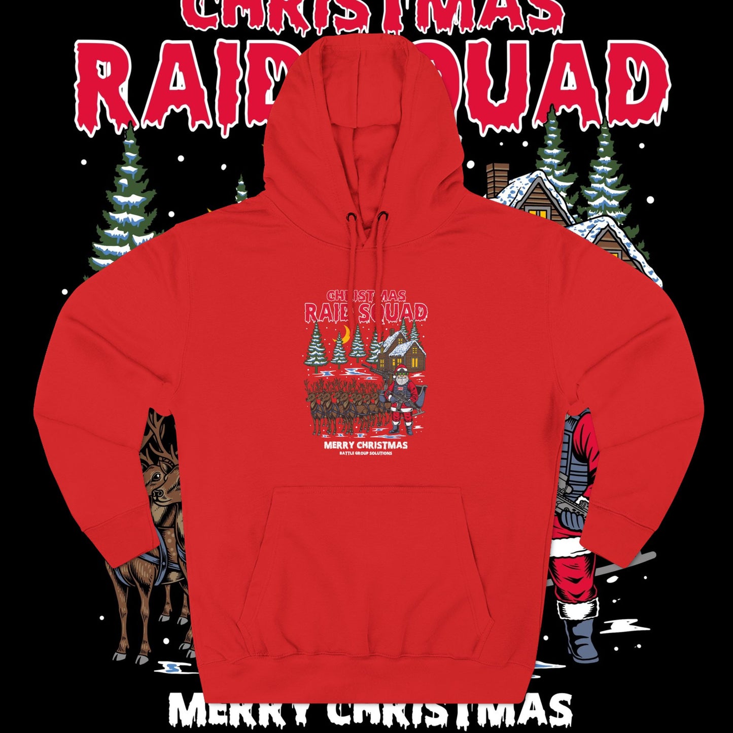 Christmas Raid Squad Fleece Hoodie