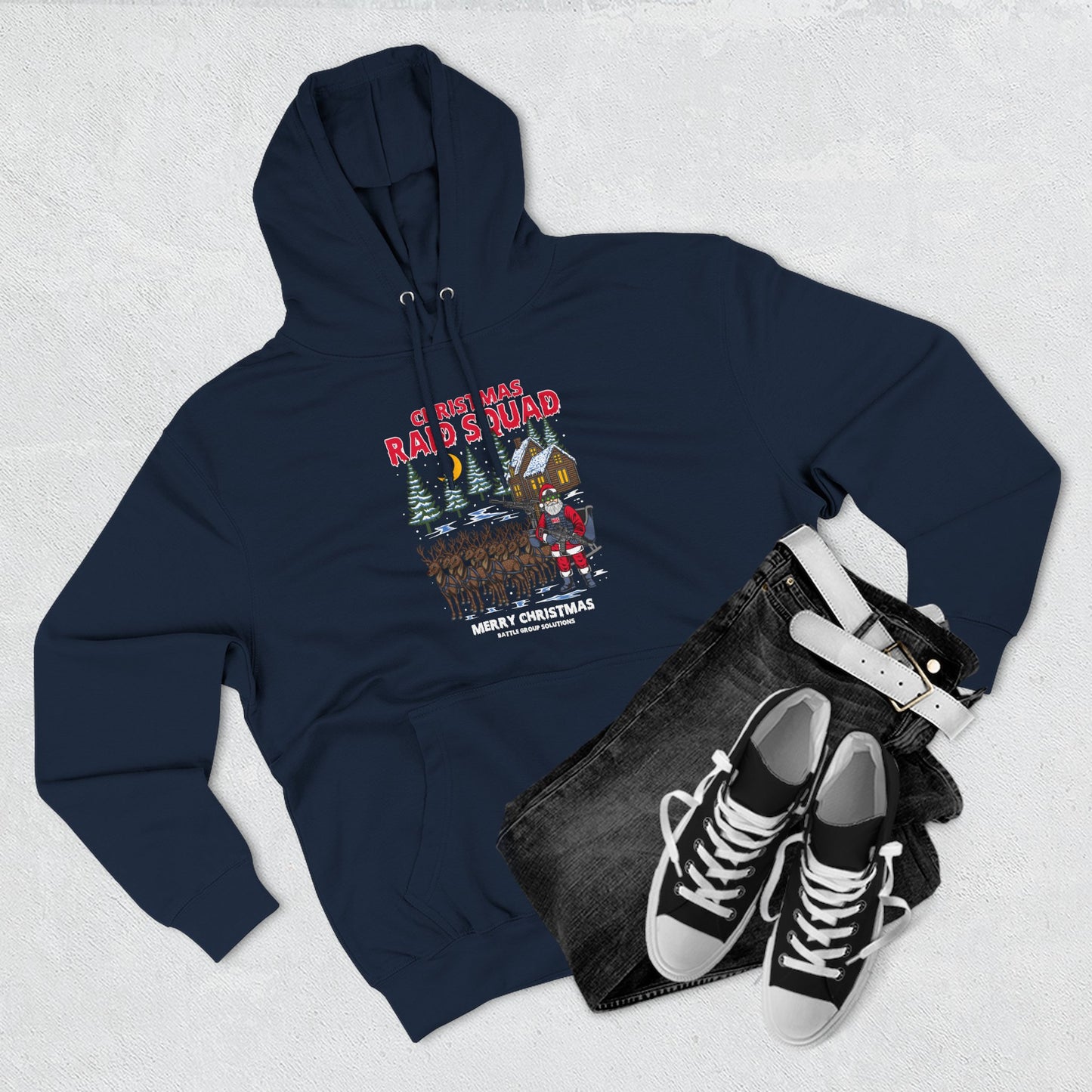 Christmas Raid Squad Fleece Hoodie