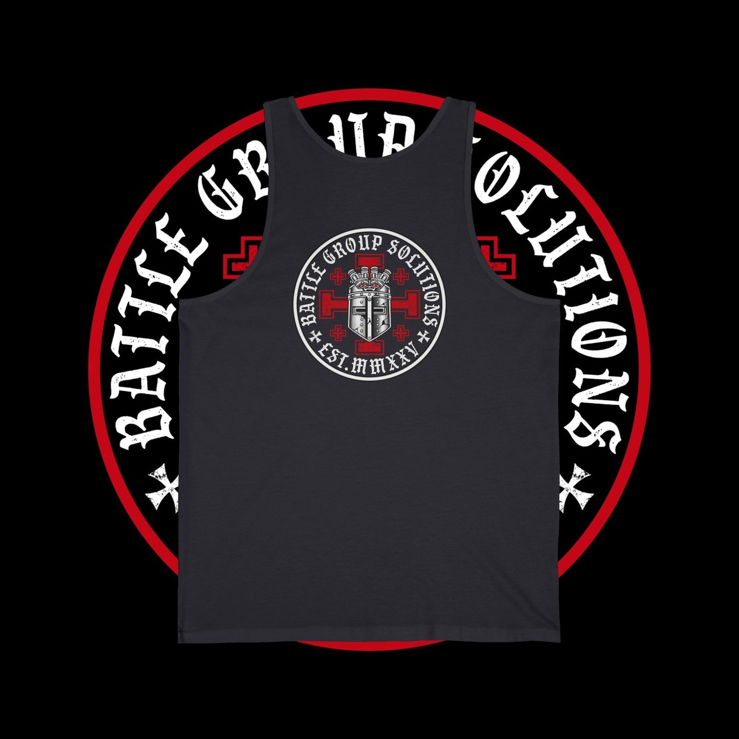 BGS X CRUSADER CROSS (WHITE) Tank Top