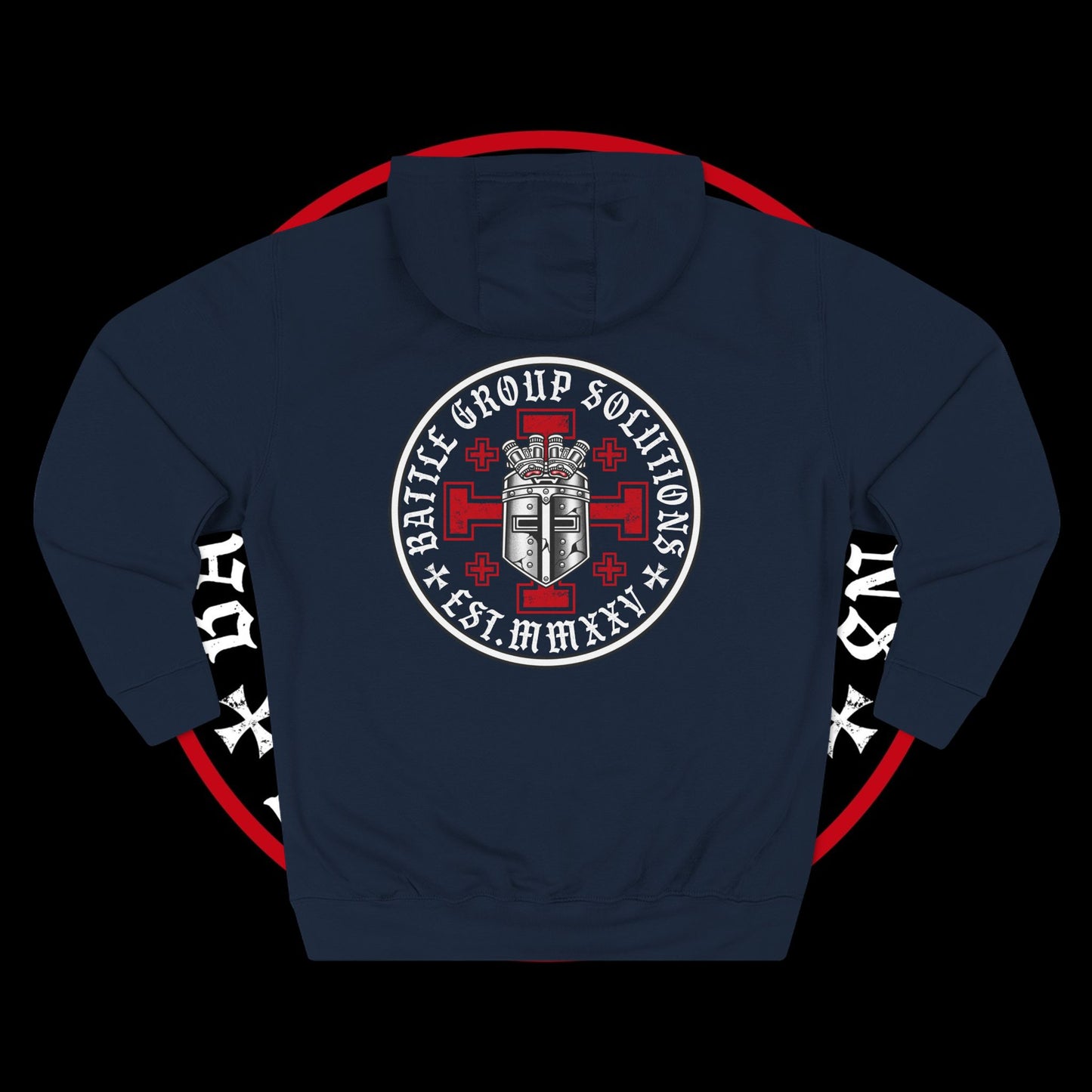 BGS X CRUSADER CROSS (WHITE) Hoodie