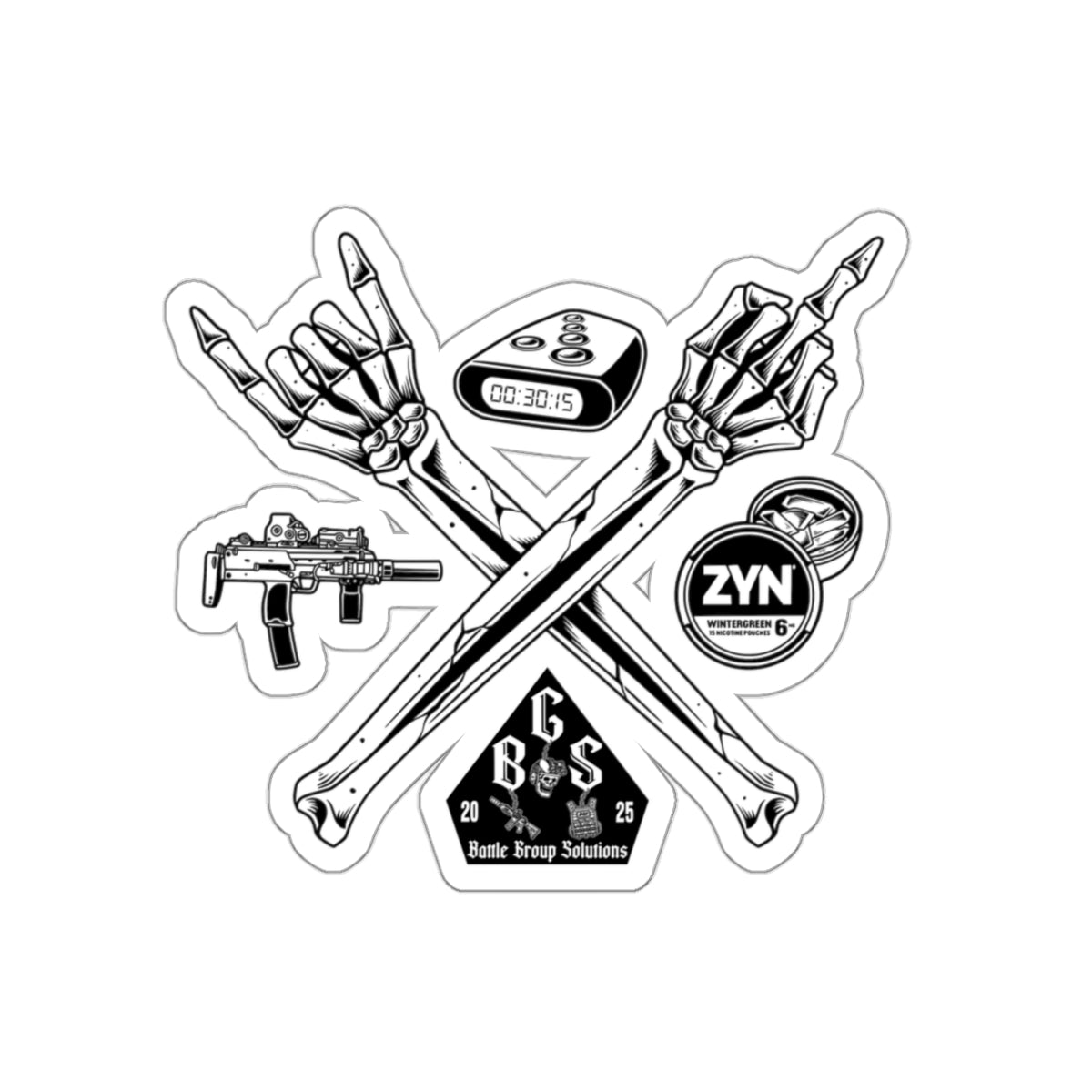 ON THE GO - BGS - DECAL