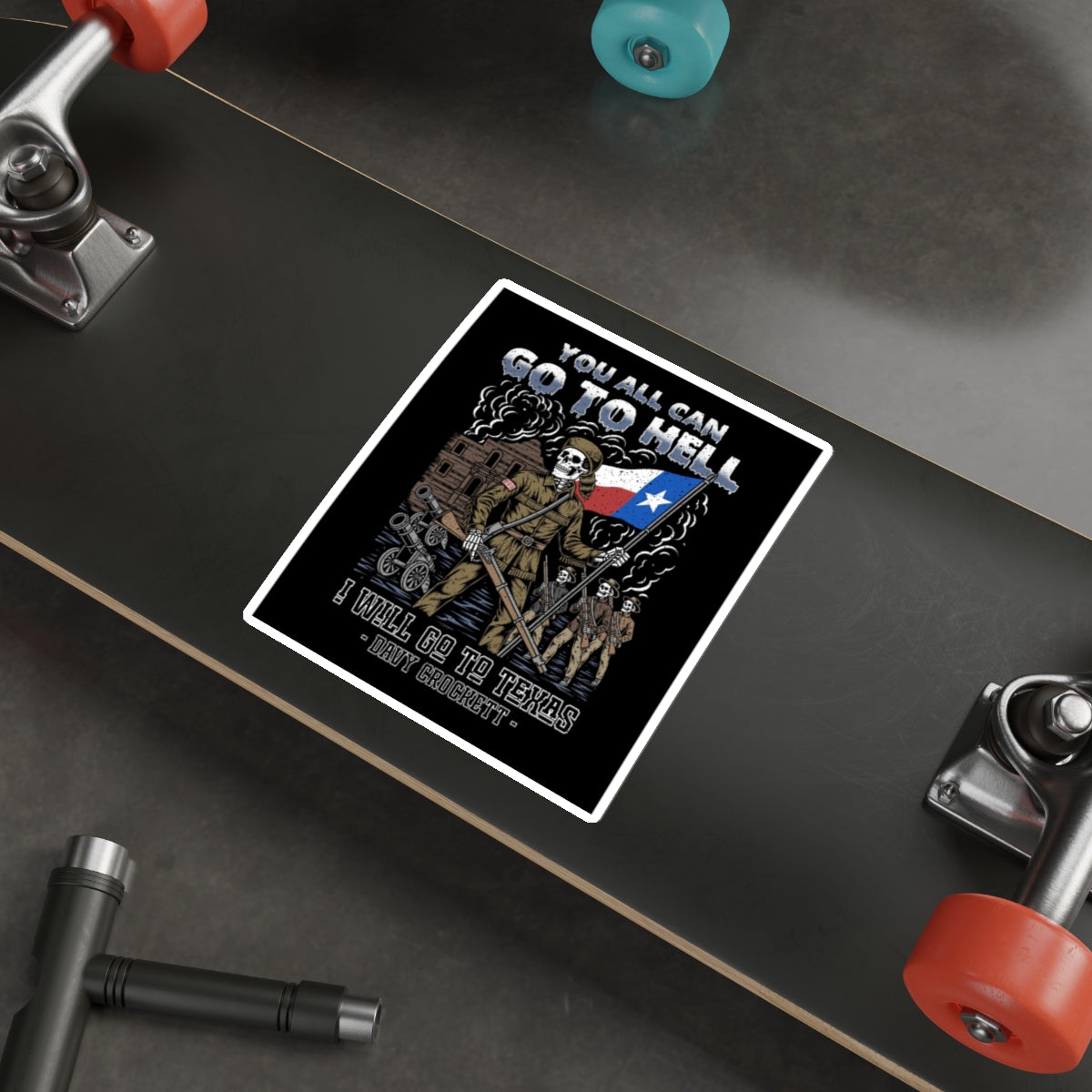 REMEMBER THE ALAMO - BGS - DECAL