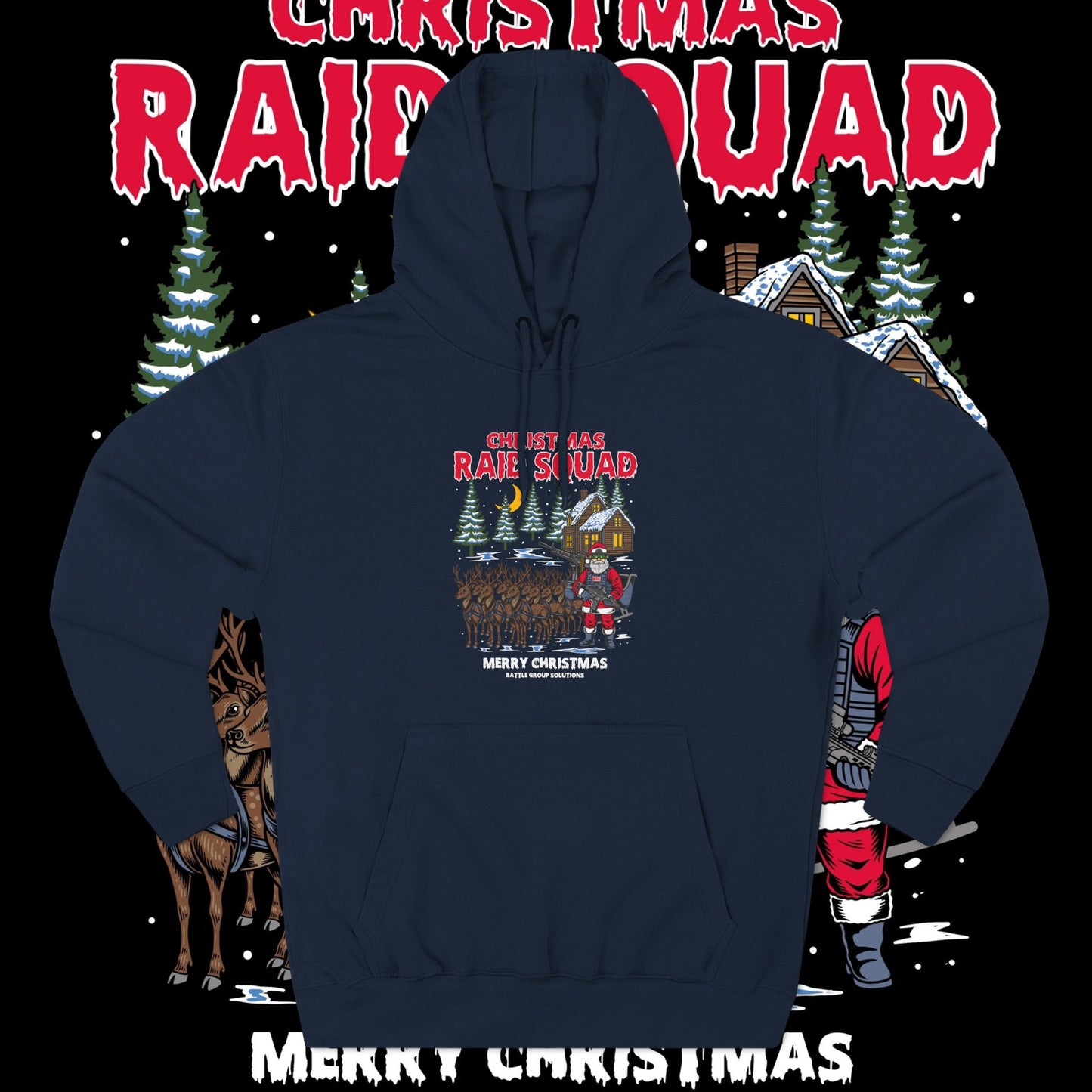 Christmas Raid Squad Fleece Hoodie