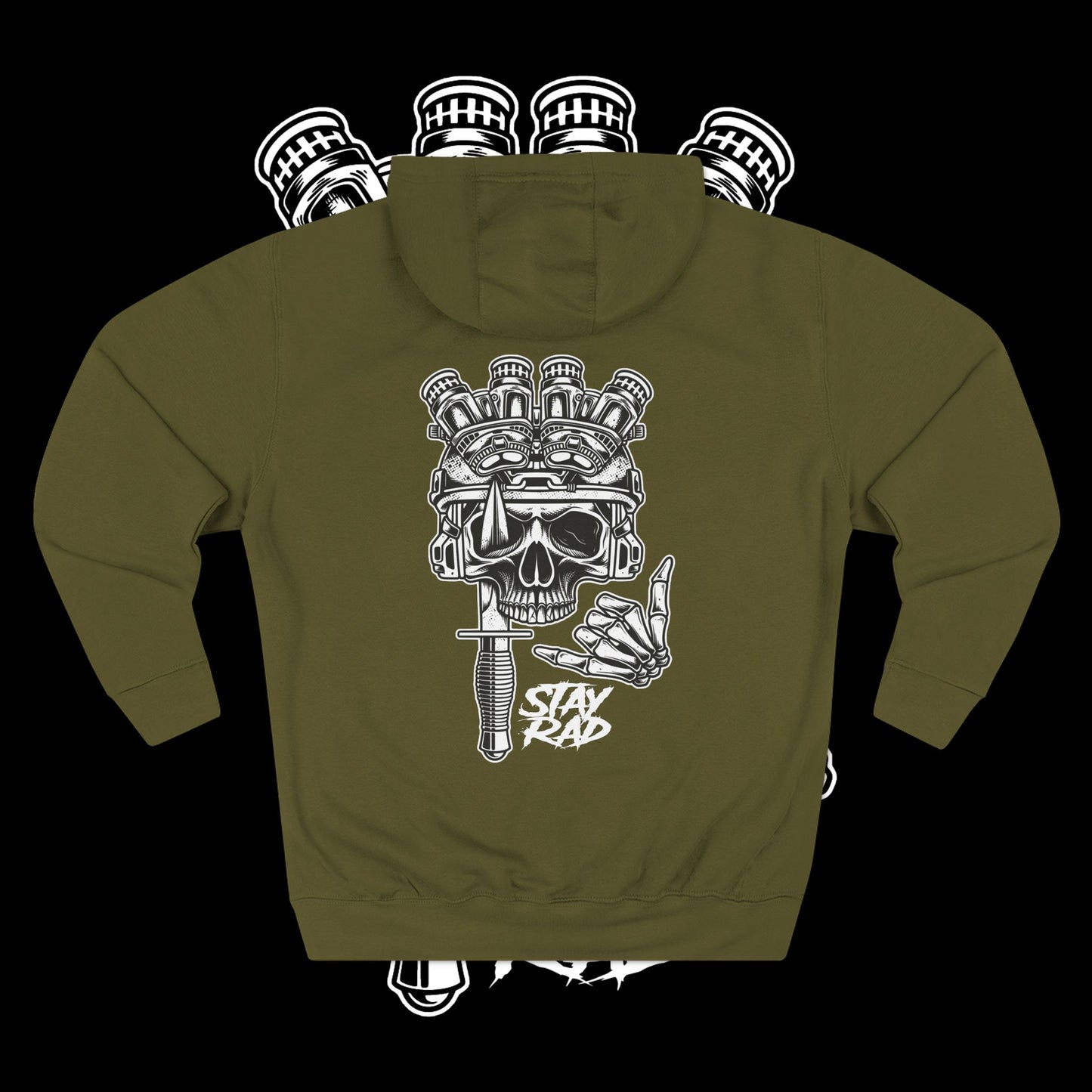 Stay Rad Pullover Hoodie - BGS