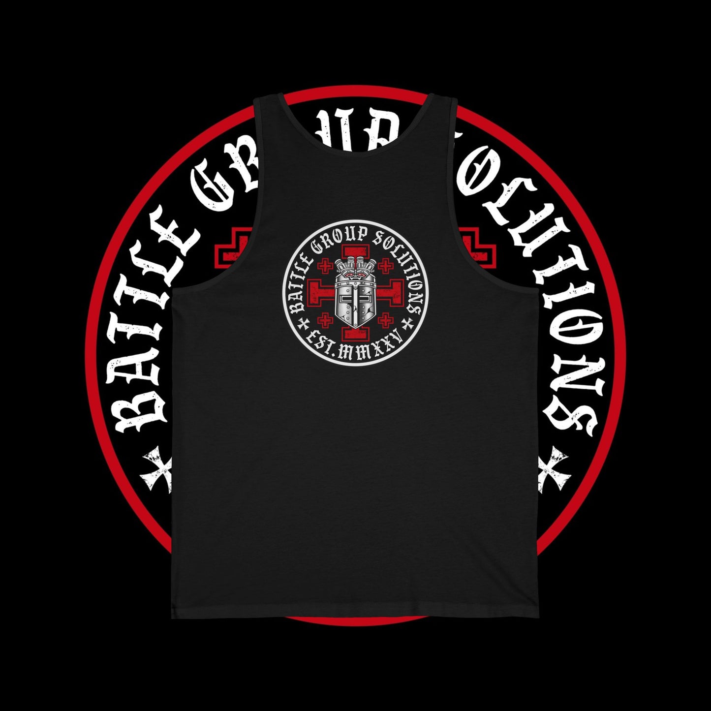 BGS X CRUSADER CROSS (WHITE) Tank Top