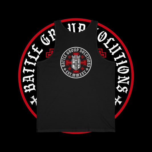 BGS X CRUSADER CROSS (WHITE) Tank Top